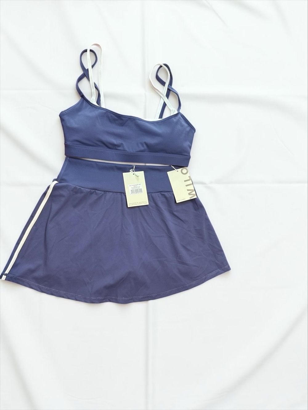 Wilo the Label Navy Athletic Skort set with NWT - Picture 2 of 11
